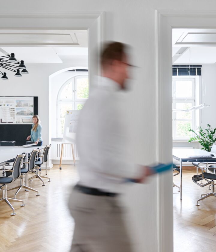 Blick in die beiden Besprechungsräume im Büro München